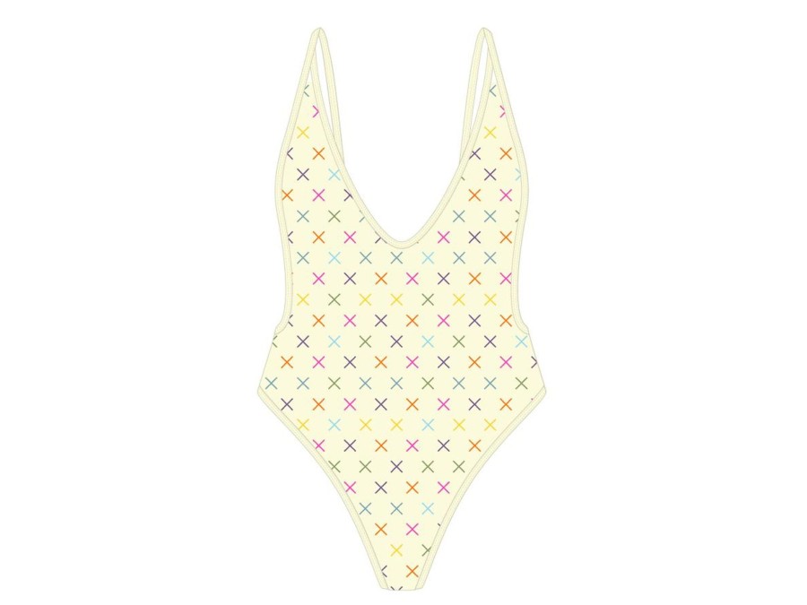 One Pieces Boutine LA | Vanila Logo Print Retro One-Piece