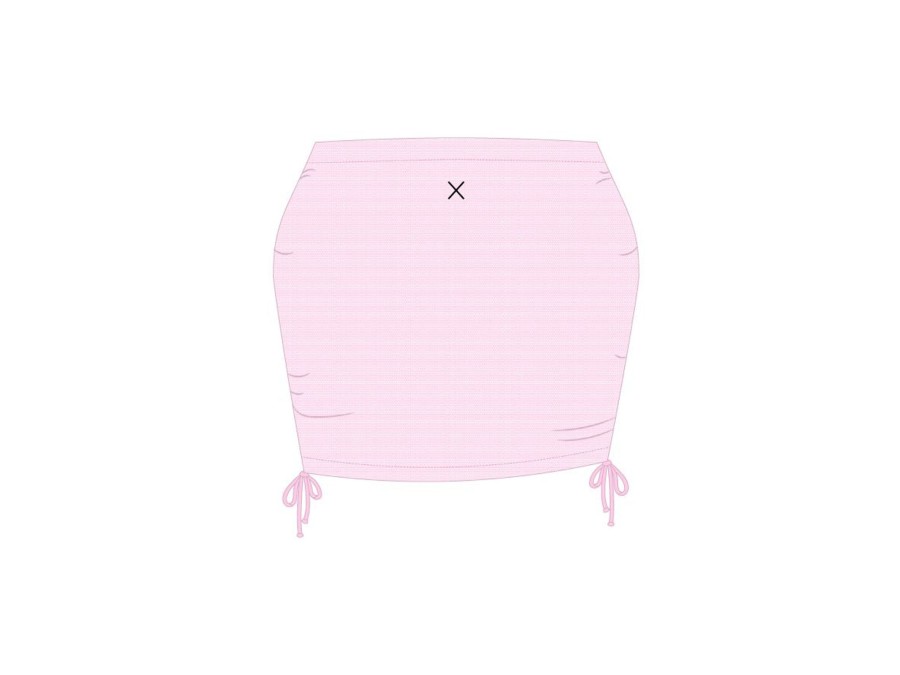 Cover-Ups Boutine LA | Dusty Pink Mesh Mini Skirt