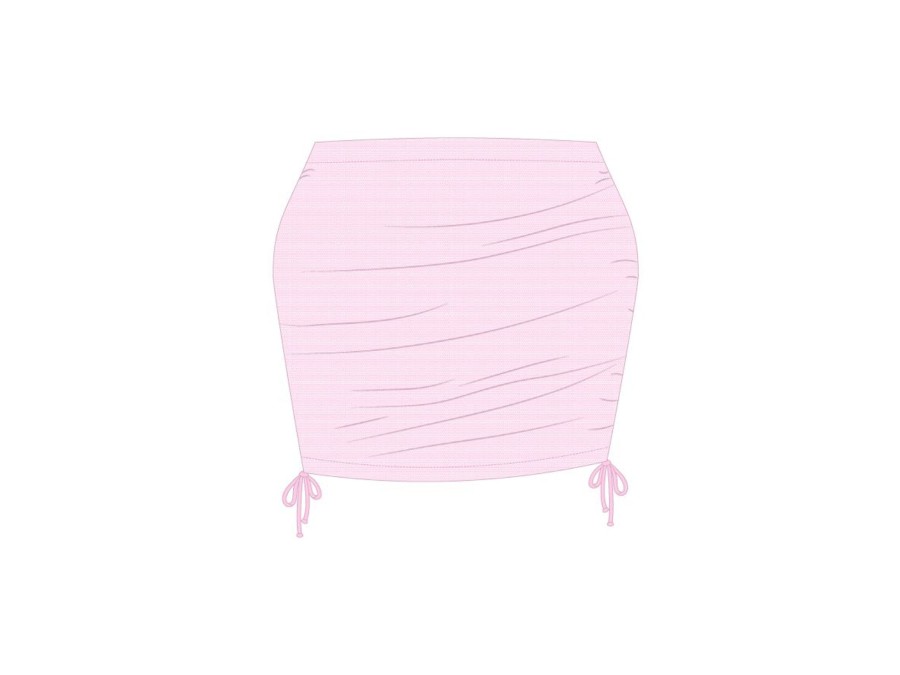 Cover-Ups Boutine LA | Dusty Pink Mesh Mini Skirt