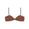 Tops Boutine LA | Cocoa Brown Bow Tie Top