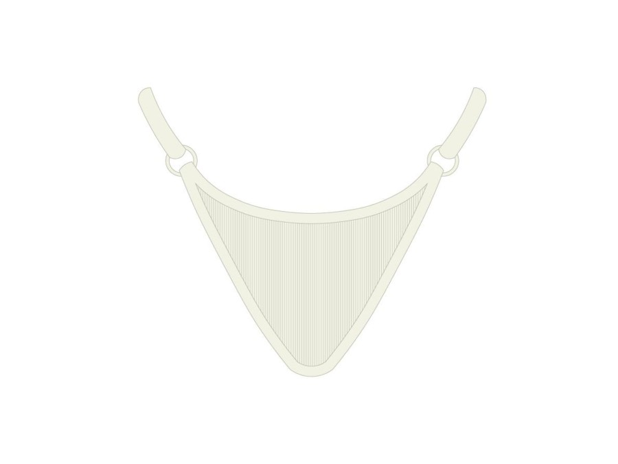 Underwear Boutine LA | Off-White Wrap Thong Bottoms