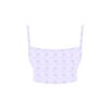 Matching Sets Boutine LA | Lavender Eyelet Lace Backless Top