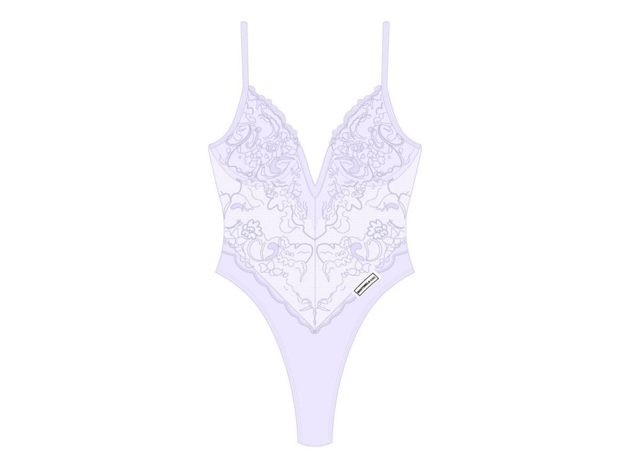 Underwear ChooksLA | Lavender Lace Bodysuit