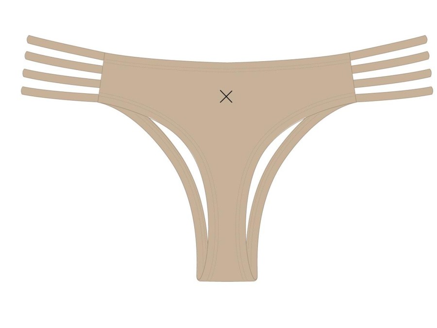 Bottoms Boutine LA | Laos Tan Classic Strap Bottoms