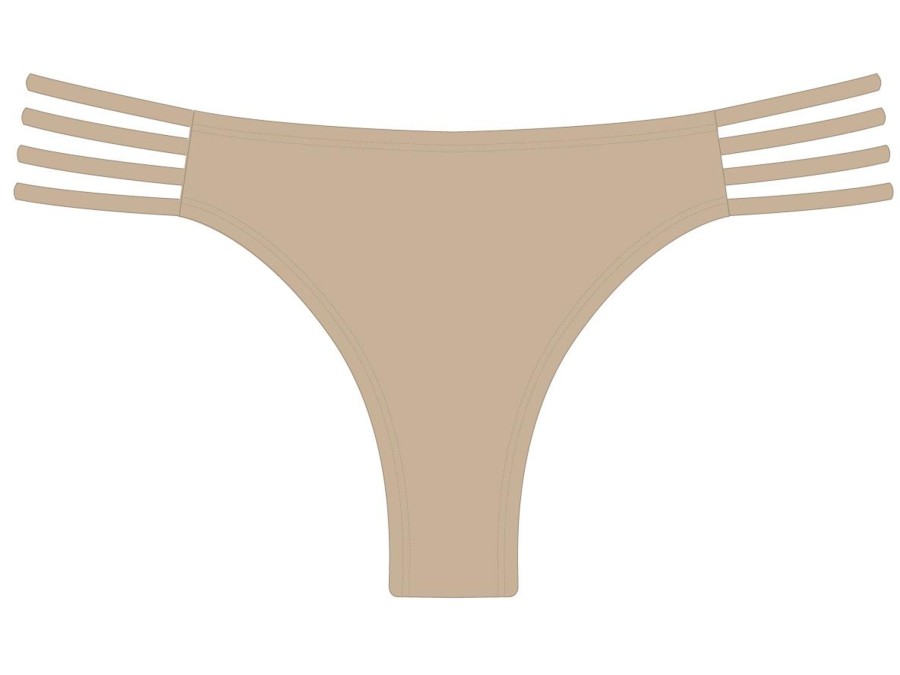 Bottoms Boutine LA | Laos Tan Classic Strap Bottoms