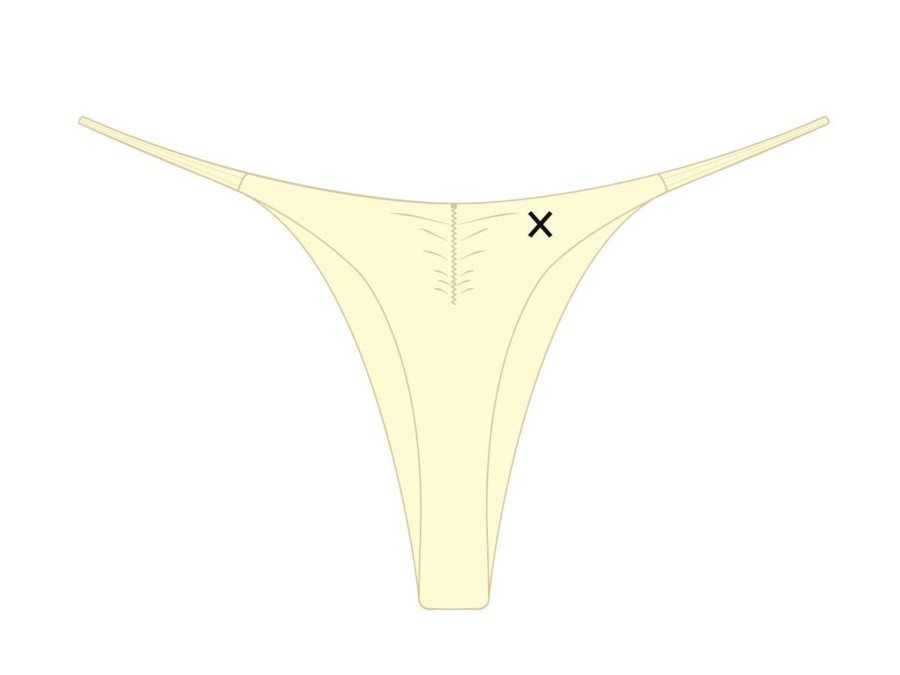 Underwear Boutine LA | Vanilla Scrunch Thong