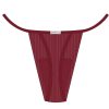 Underwear Boutine LA | Plum Lace Ribbed Bottoms