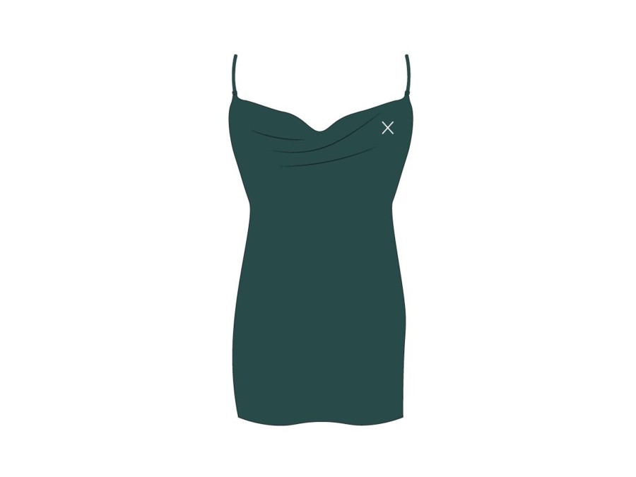 Cover-Ups Boutine LA | Sage Green Satin Mini Dress