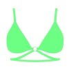 Tops Boutine LA | Electro Green Ringer Top