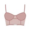 Underwear Boutine LA | Deep Taupe Mesh Camisole Top