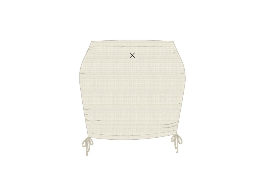 Cover-Ups Boutine LA | Tan Mesh Mini Skirt