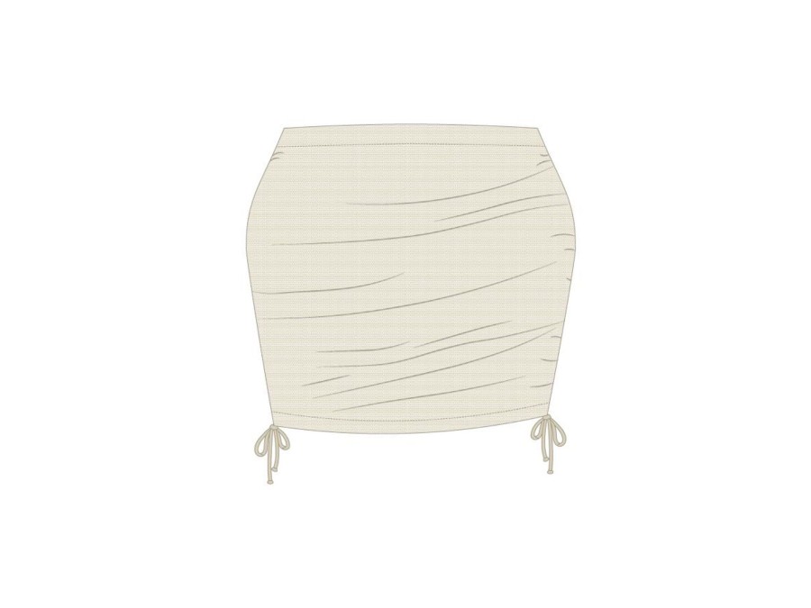 Cover-Ups Boutine LA | Tan Mesh Mini Skirt