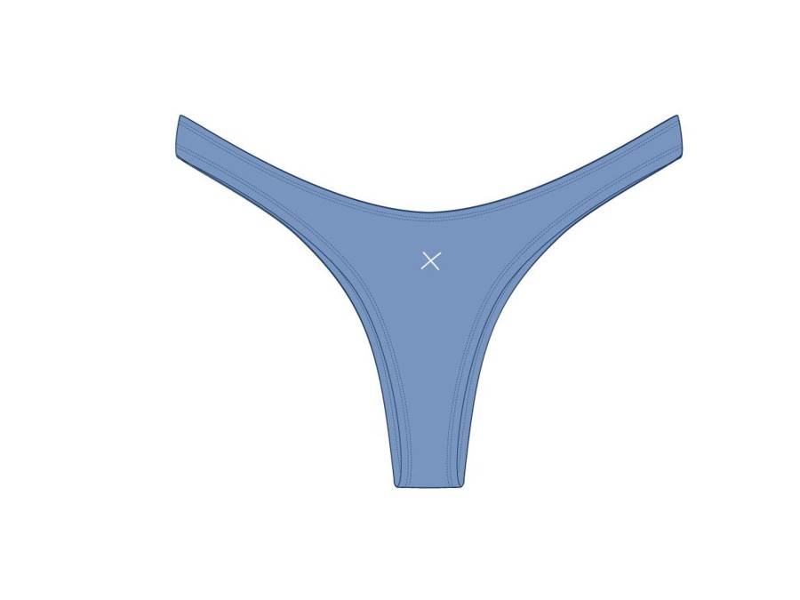 Bottoms Boutine LA | Slate Blue Chic 80'S Bottoms