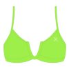 Tops Boutine LA | Lime Green V-Cut Top