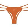 Bottoms Boutine LA | Burnt Orange Triple Strap Bottoms