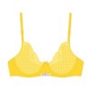 Underwear Boutine LA | Lilly Yellow Lace Bow Bra