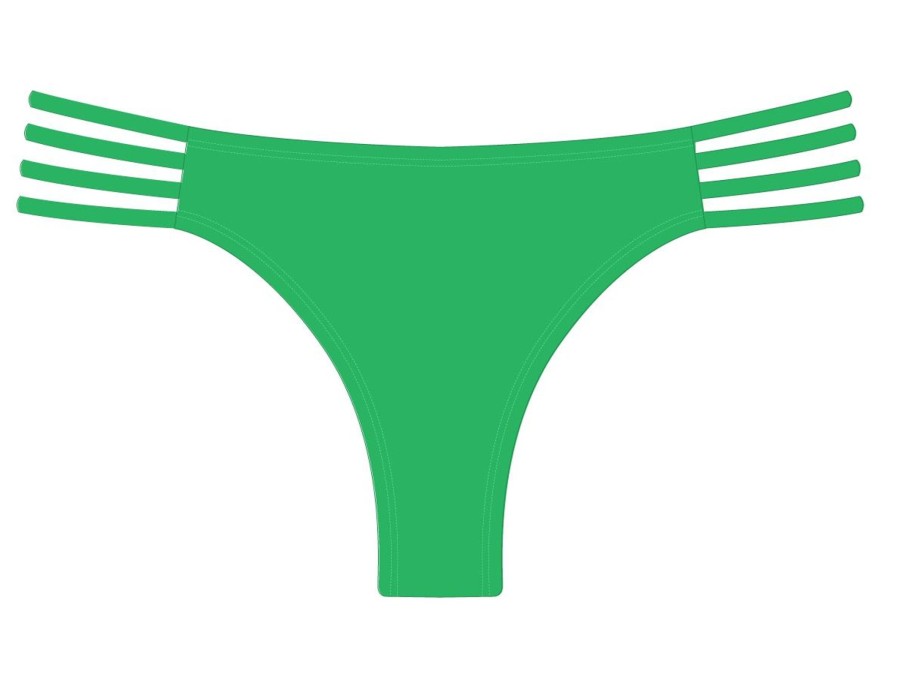 Bottoms Boutine LA | Leaf Green Classic Strap Bottoms