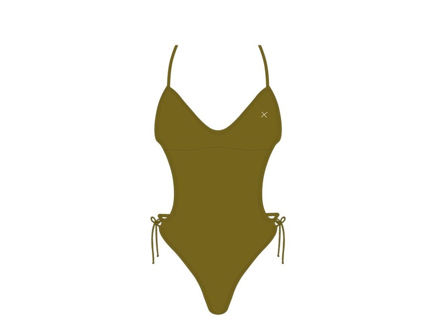 One Pieces Boutine LA | Khaki Ringer One Piece