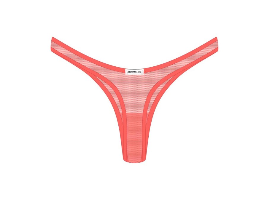 Underwear Boutine LA | Salmon Mesh 80S Thong