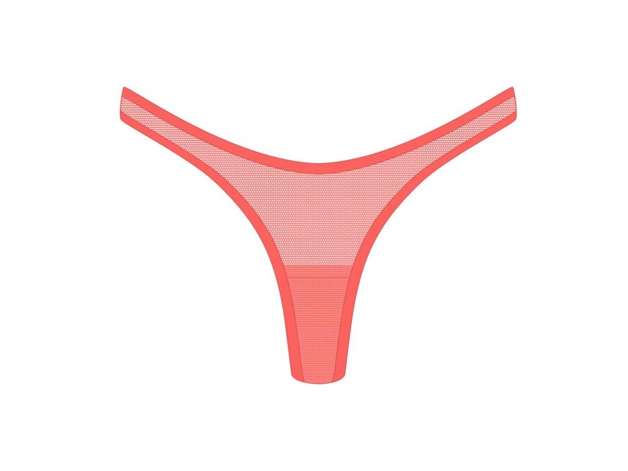 Underwear Boutine LA | Salmon Mesh 80S Thong