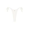 Bottoms Boutine LA | White Ribbed Hi Beachy Bottoms