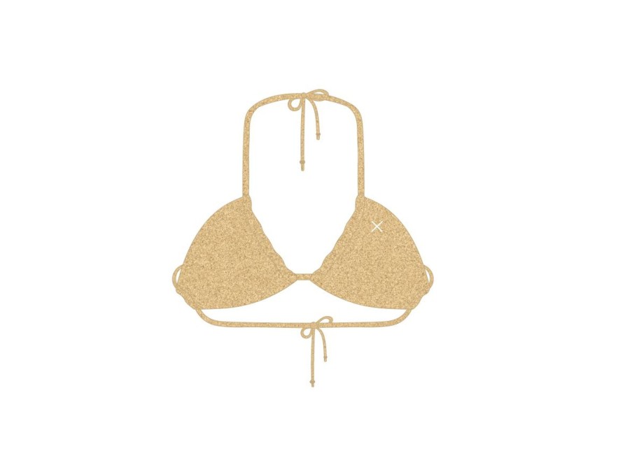 Tops Boutine LA | Gold-Dust Shimmer Reverse Top