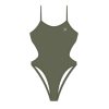 One Pieces Boutine LA | Moss Green Dive One Piece