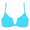 Tops Boutine LA | Baby Blue V-Cut Top