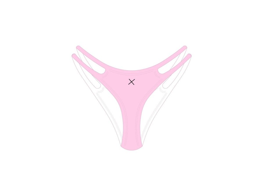 Bottoms Boutine | Blush Pink Satin Pinch Bottoms