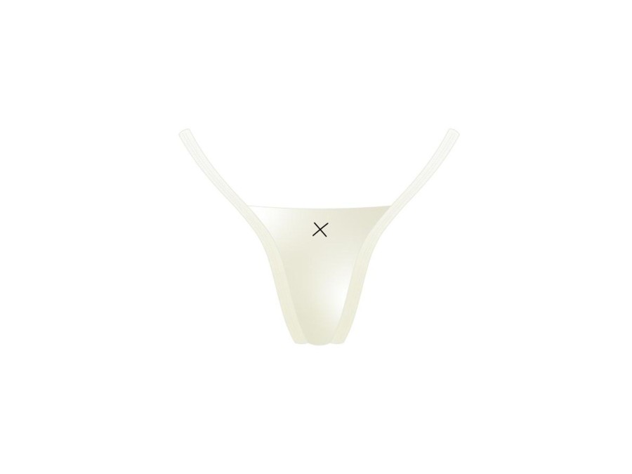 Bottoms Boutine | Off-White Satin Verge Bottoms