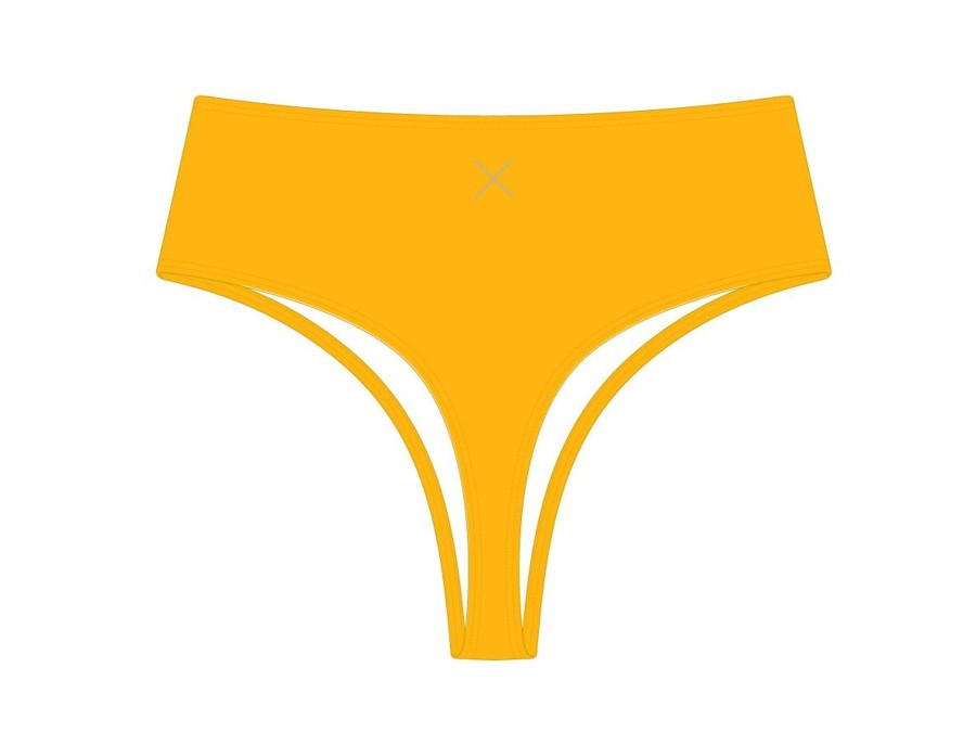 Bottoms Boutine LA | Lily Yellow High-Waist Bottoms