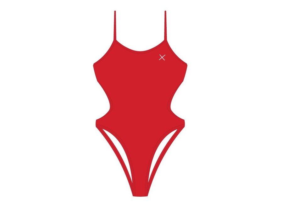 One Pieces Boutine LA | Rose Red Dive One Piece