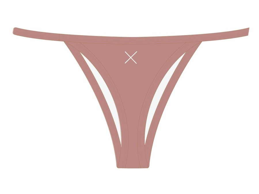 Bottoms Boutine LA | Deep Taupe Avalon Bikini Bottoms