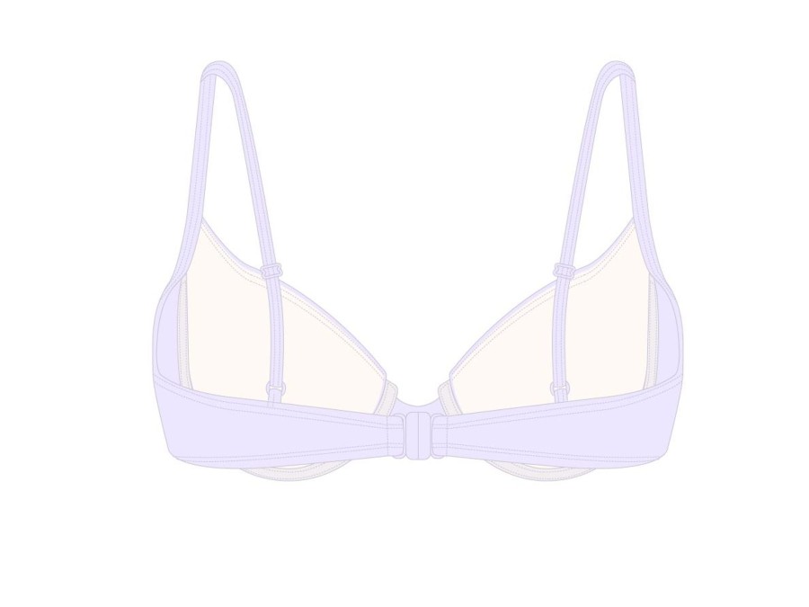 Tops Boutine LA | Lavender Bustier Top