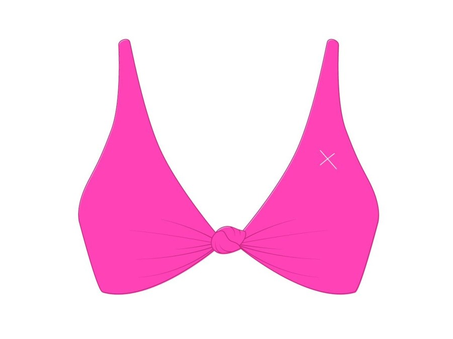 Tops Boutine LA | Hot Pink Twist Top