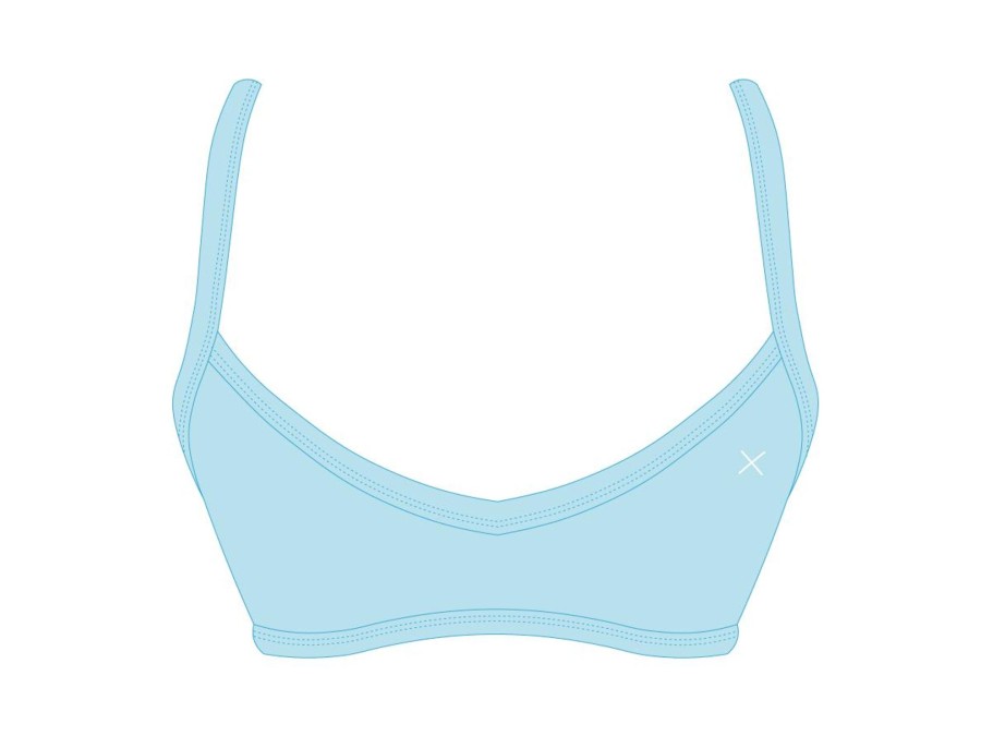 Tops Boutine LA | Cloudy Blue Sporty Top