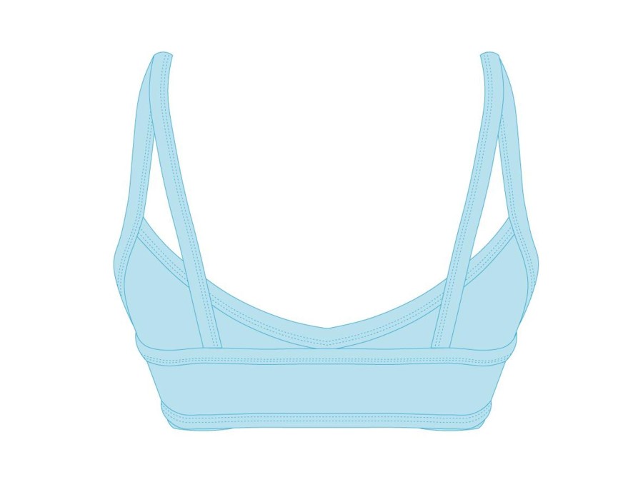 Tops Boutine LA | Cloudy Blue Sporty Top