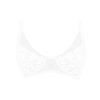 Underwear Boutine LA | White Trim Lace Bra