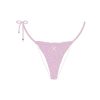 Bottoms Boutine LA | Amethyst Shimmer One Side-Tie Bottoms