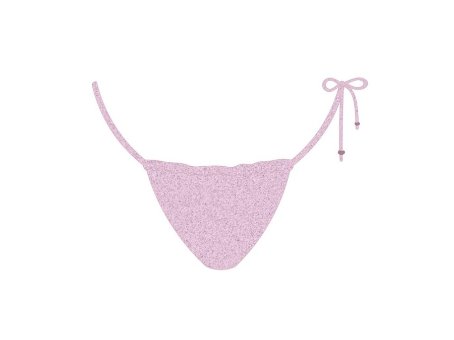 Bottoms Boutine LA | Amethyst Shimmer One Side-Tie Bottoms