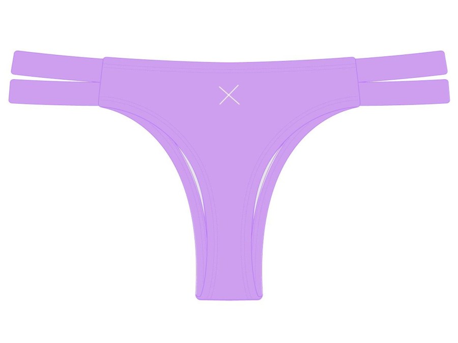 Bottoms Boutine LA | Lilac Dual Strap Bottom Ii