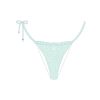 Bottoms Boutine LA | Aquamarine Shimmer One Side-Tie Bottoms