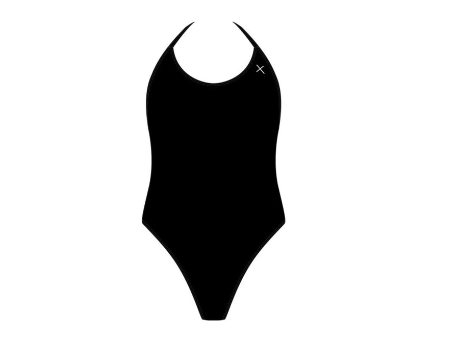 One Pieces Boutine LA | Manhattan Black Halter One Piece