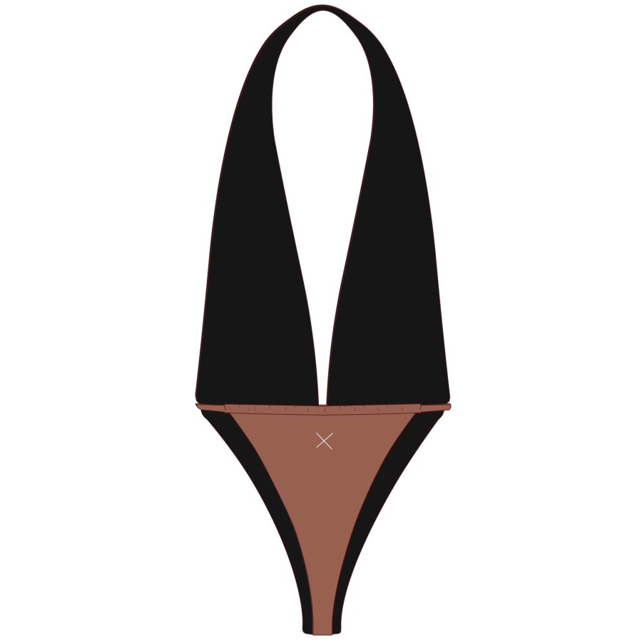 One Pieces Boutine LA | Cocoa Brown Off-Shore One Piece