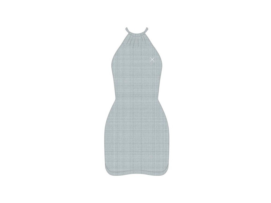 Cover-Ups Boutine LA | Grey Halter Mini Dress - Heather Blend