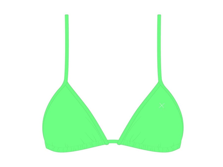 Matching Sets Boutine LA | Electro Green Bikini Top Ii