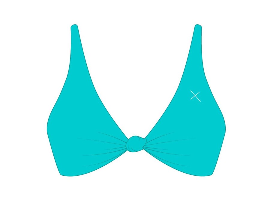 Tops Boutine LA | Cyan Twist Top