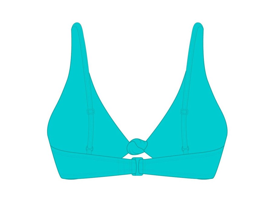 Tops Boutine LA | Cyan Twist Top