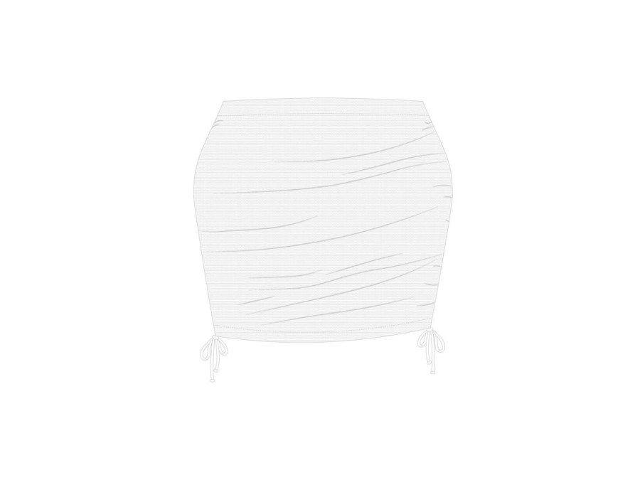 Cover-Ups Boutine LA | White Mesh Mini Skirt