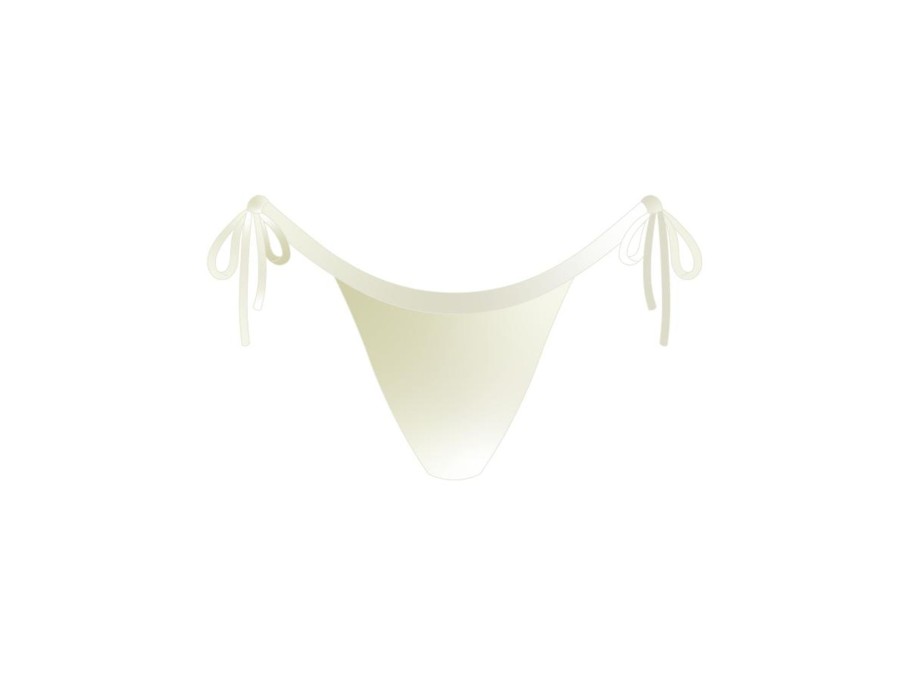 Bottoms Boutine | Off-White Satin Atlantic Bottoms